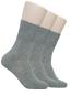 Preview: 3 Paar Damen Diabetiker Socken, grau-meliert