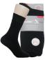 Preview: 3 Paar Damen Diabetiker Socken ohne Gummi, schwarz