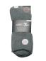 Preview: 3 Paar Herren Diabetiker Socken ohne Gummi, grau-meliert