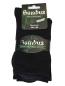 Preview: 3 Paar MH Viskose Bambussocken ohne Gummidruck Schwarz
