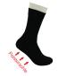 Preview: MH 3 Paar Viskose Bambus Socken Polstersohle, schwarz, auf dekofuss