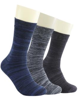 Preview: 3 Paar MH Viskose Bambussocken ohne Gummidruck Meliert, Ansicht auf Dekofiss