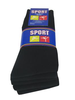 Preview: 5 Paar XL Sport Freizeit Berufs Socken , Schwarz, Bündel