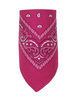 Bandana Nickytuch Paisley Muster reine Baumwolle, Pink