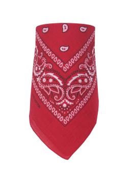 Bandana Nickytuch Paisley Muster reine Baumwolle, Rot
