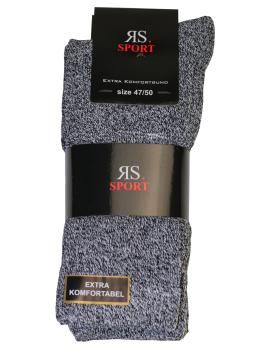 RS 4 Paar Tennis Arbeits Socken Frotteefuß 47-50, Anthrazit-Melange