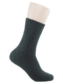Preview: RS 2 Paar Herren Socken Vollplüsch Softrand, schwarz