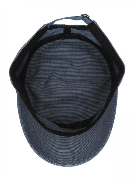 Cuba Cap Kappe Sommer Mütze Baumwolle Unisex, Jeansblau Deatail_01