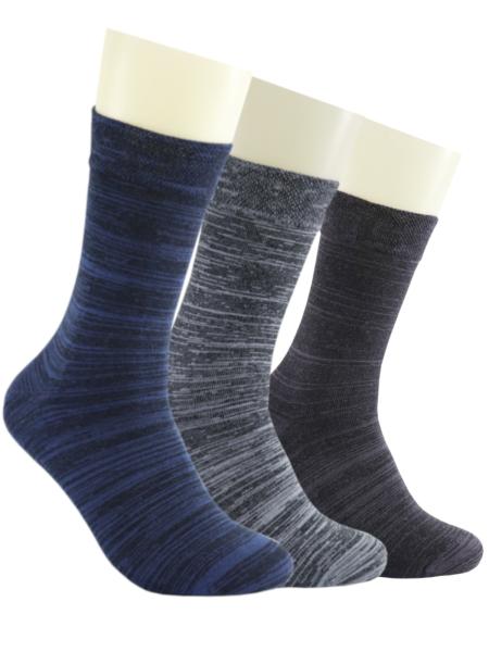 3 Paar MH Viskose Bambussocken ohne Gummidruck Meliert, Ansicht auf Dekofiss